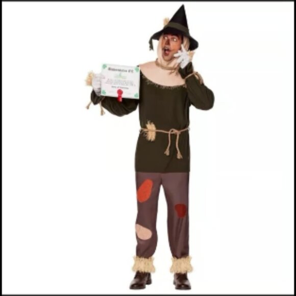 The Wizard Of Oz - Scarecrow Costume Size Large - Halloween Cosplay - NEW - Picture 1 of 5
